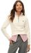 Superdry Essentials Slim Halve Rits Trui Dames Ecru S