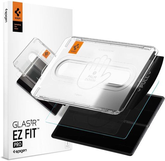 Spigen Screen Protector Geschikt voor Samsung Galaxy Tab S11 Ultra - EZ Fit GLAS.tR - 9H Tempered Glass - Case Friendly - Gemakkelijke Installatie - 1-Pack