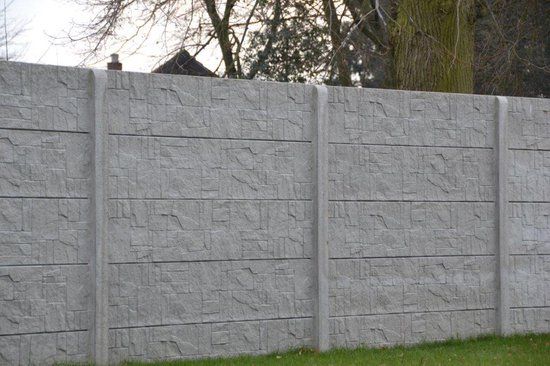 Intergard Beton schutting Stepstone dubbelzijdig 200x231cm