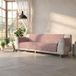 Comfortabele Bordeaux Comfortabele bankhoes, antislip, gemaakt in Italië, 4-zits