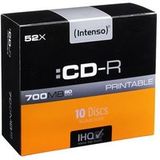 Intenso CD-R 700MB - 10 stuks - Slimcase - 52x