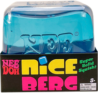 Needoh Schylling Nee Doh Needoh - Niceberg - Squishy - Blue - Cube - Boy/Girl - 3+