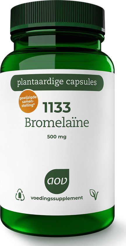 AOV 1133 Bromelaïne - 30 vegacaps - Enzymen - Voedingssupplement