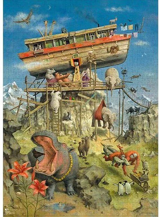 Art Revisited De Ark van Noach - Marius van Dokkum Puzzel (1000 stukjes)