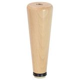 Wagner 12751401 meubelpoot massief beukenhout met QuickClick® softglijders Ø 30 mm binnendraad Ø 10 mm Ø 10 mm