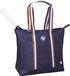 Wilson ROLAND GARROS TOTE Ny/CLAY Navy / Clay Unisex Schoudertas met 2 straps
