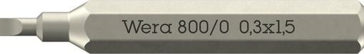 Wera 800/0 Micro Bits für Schlitzschrauben - 05058104001