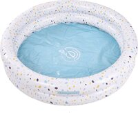 Swim Essentials Opblaasbaar Zwembad - Baby & Kinder Zwembad - Wit Terrazzo - Ø 100 cm