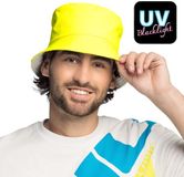 Boland Party Products Boland Neon Gele Bucket Hat UV