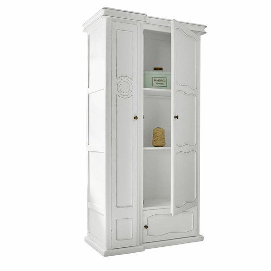 LOBERON Kast Garlinet antiekwit