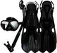 Mares Aquazone Volo One Dry Snorkelset EU 38-42 Noir