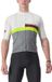 Castelli A Blocco Jersey Manches Courtes Homme S Ivory / Bordeaux / Electric Lime