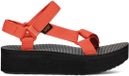 Teva Flatform Sandaal Dames Rood/Zwart Maat 38