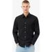 Lacoste Slim Fit Overhemd zwart, Effen