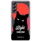 ERT GROUP mobiel telefoonhoesje voor Samsung S21 FE origineel en officieel erkend Babaco patroon Cats 004 optimaal aangepast aan de vorm van de mobiele telefoon, gedeeltelijk bedrukt
