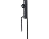 Merkloos Relaxdays Parasolhouder - 25-32 mm - Staal - Antraciet