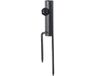 Merkloos Relaxdays Parasolhouder - 25-32 mm - Staal - Antraciet