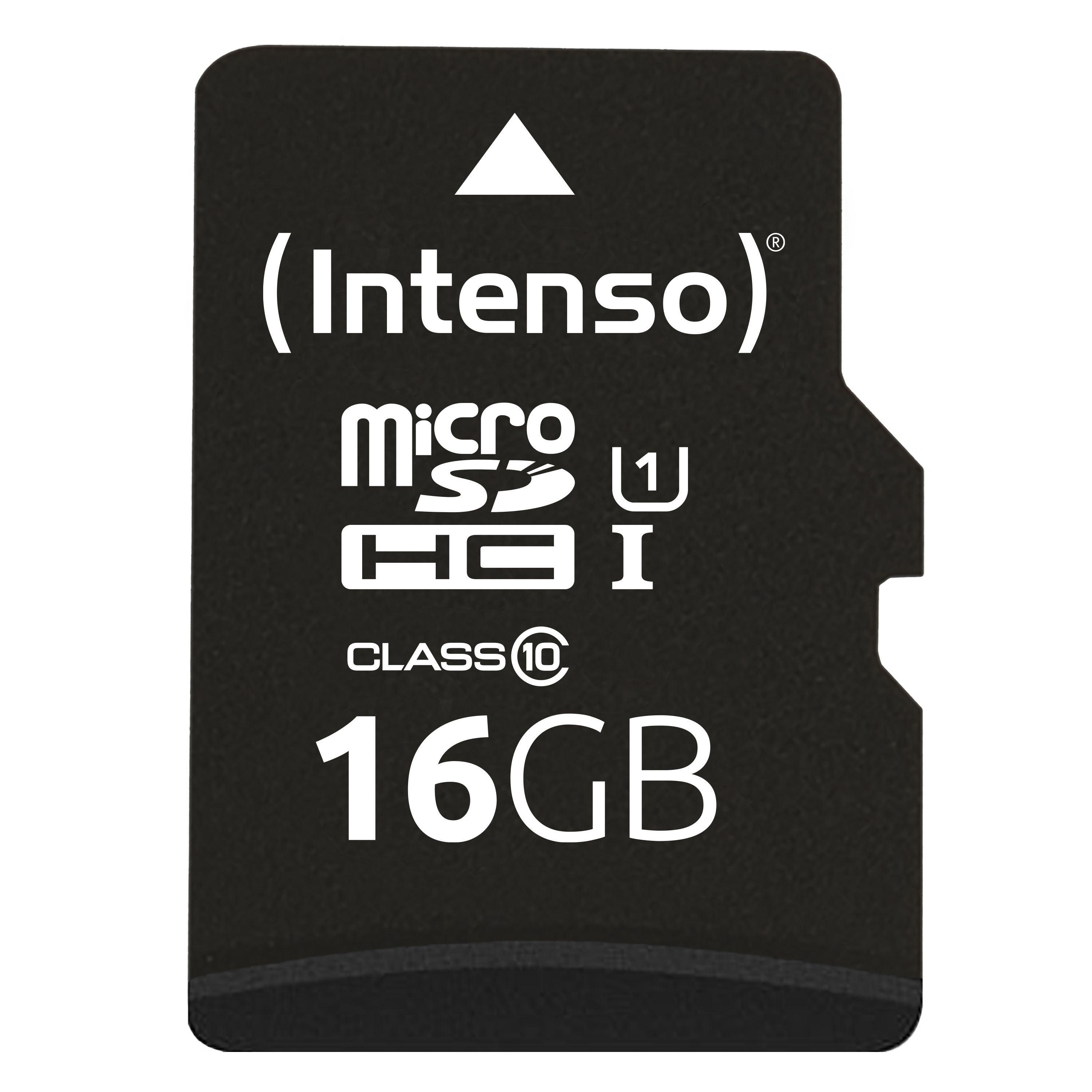 Intenso 16GB MicroSDHC Memory Card - Class 10, UHS-I, with SD Adapter