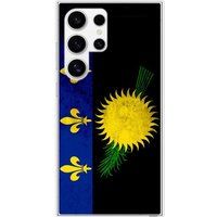 Samsung Galaxy S24 Drapeau guadeloupe Verstevigd hoesje met sublimatie bedrukking