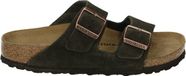 Birkenstock Arizona Suede Leather Teenslippers Dames Bruin Maat 40 - Herfst/Winter 2024