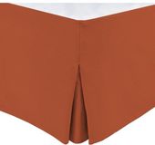 HOME LINGE PASSION Housse de sommier - 180 x 200 cm + 30 cm - Terre cuite