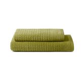 SWEET HOME - Handdoeken voor gezicht en bidet van badstof van puur katoen, 100% gecertificeerd volgens Oeko-Tex Zero Twist, set met badhanddoek 50 x 100 cm en 40 x 50 cm, zacht en absorberend, ook als