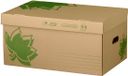 FAST NATURE LINE archiefbox met klapbare deksel, bruine golfkarton