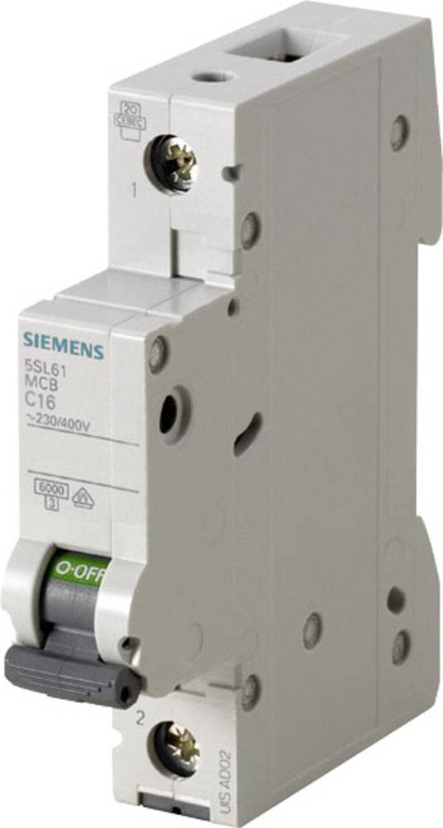 Siemens Zekeringautomaat 1-polig 20 A 230 V, 400 V 5SL6120-6