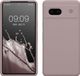 kwmobile telefoonhoesje geschikt voor Google Pixel 7a - Hoesje met siliconen coating - Smartphone case in licht oudroze