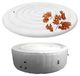 Icecat Couverture gonflable pour jacuzzi - Coupe-vent et imperméable - Rond 145 cm