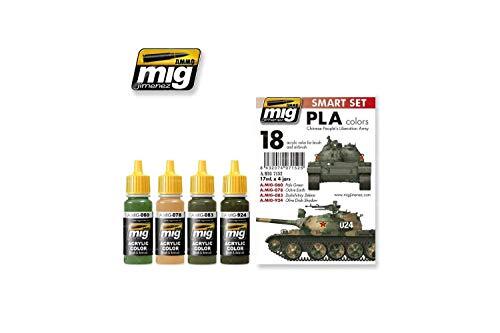 AMMO MIG-7152 Pla (Chinese People'S Liberation Army) Kleuren Acryl Smart Set, Multicolor