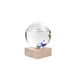 Kikkerland Galileo Thermometer - Transparant, Hout - Binnen - Tafel