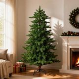vidaXL Sapin de Noël artificiel 120 cm PVC et Métal Vert
