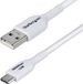 StarTech.com 3m USB-A naar USB-C Laadkabel, Wit