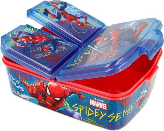 STOR Marvel - Spiderman - Multi compartment broodtrommel - Lunchbox