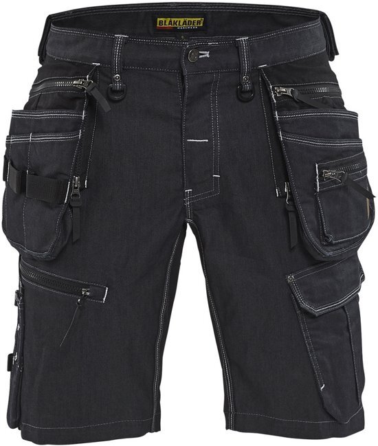 BlÃ¥klÃ¤der 1992-1141 Short Denim Stretch X1900 Zwart maat 50