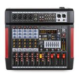 Power Dynamics PDM-T604 table de mixage 6 canaux avec Bluetooth, DSP, MP3 et USB
