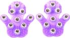 oCreon 2 stuks magnetische massageverzorgingshandschoen met 9 metalen rollen, stressverminderende massager, magnetische massagehandschoen