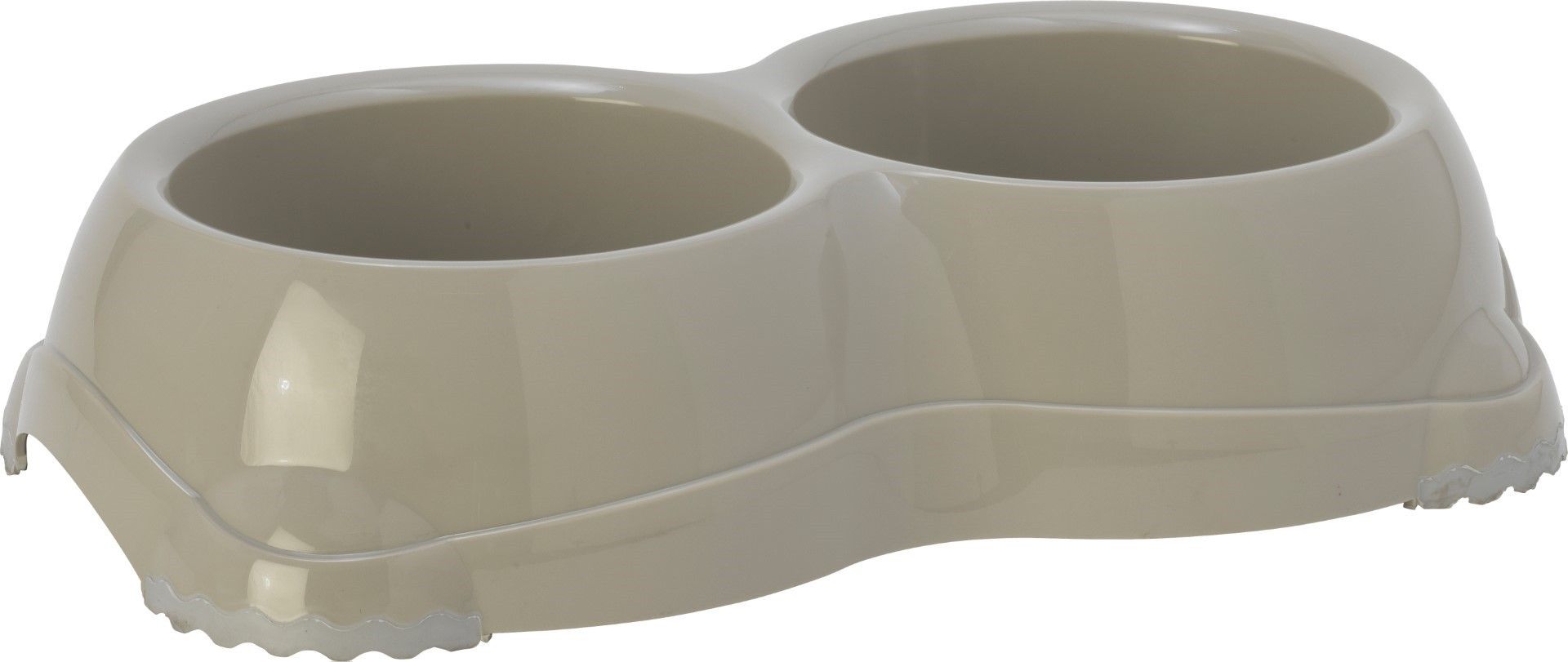 Gebr. de Boon Moderna Smarty 2 - Voerbak - Dubbel - Warmgrijs