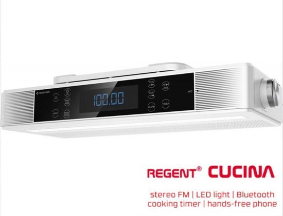 Ferguson Regent Cucina - Bluetooth keukenradio met timer