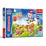 Trefl Glitterpuzzel: Paw Patrol, Sparkling Dogs - 100-delige glitterpuzzel
