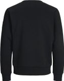 JACK & JONES JJCLEVELAND SWEAT CREW NECK LN Heren Sweatshirt Zwart XL