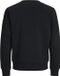 JACK & JONES JJCLEVELAND SWEAT CREW NECK LN Heren Sweatshirt Zwart XL