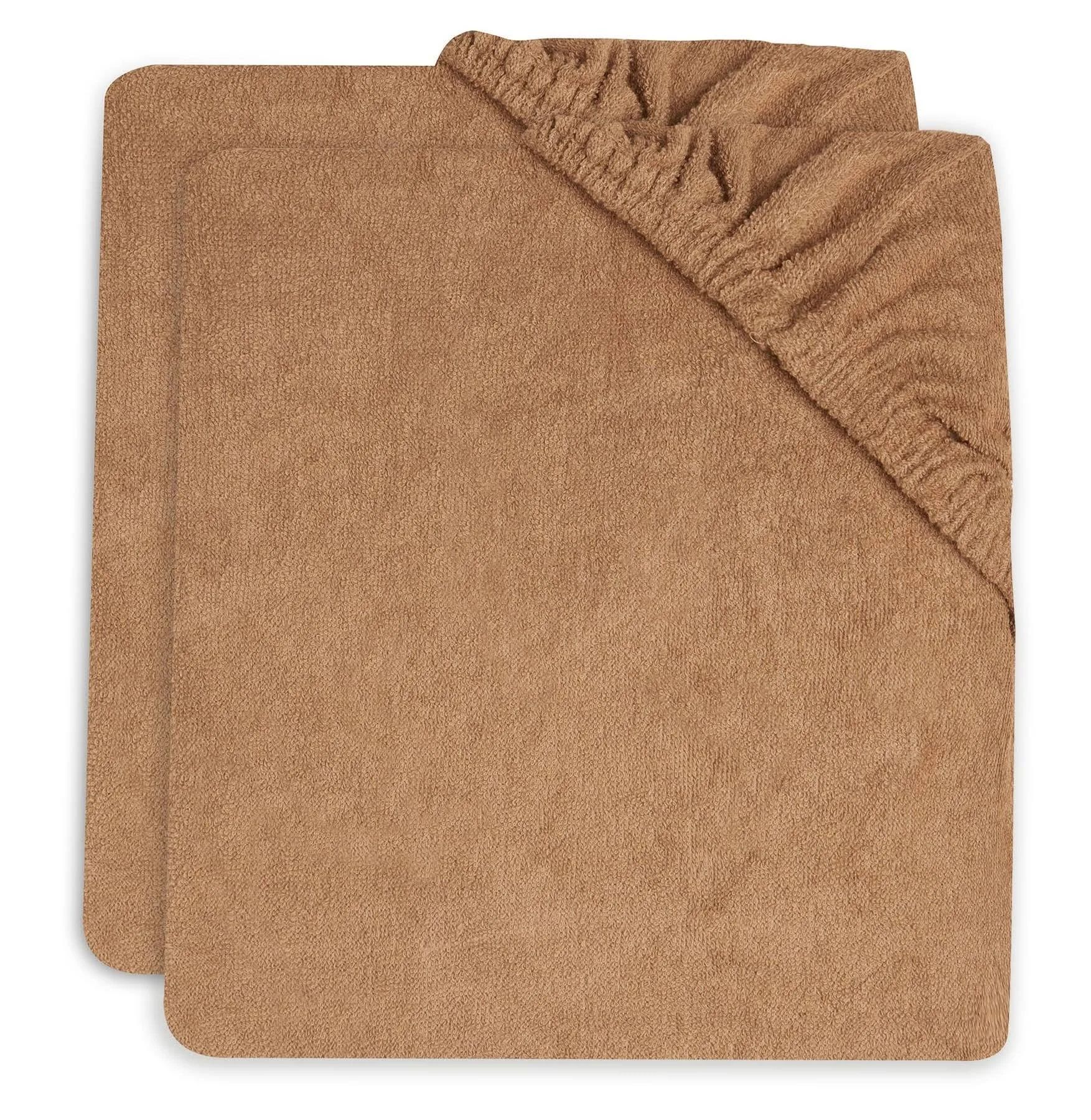 Jollein aankleedkussenhoes badstof 50x70cm - set van 2 Biscuit