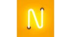 Homemania Muurfoto, neon-effect, N-decoratie, muurkunst, voor woonkamer, meerkleurig, van katoen, hout, 30 x 2 x 30 cm