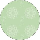 Bonateks Ronde digitaal bedrukte muismat, antislip onderkant, voor kantoor en thuis, diameter: 22 cm
