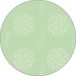 Bonateks Ronde digitaal bedrukte muismat, antislip onderkant, voor kantoor en thuis, diameter: 22 cm