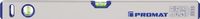 Promat/Tecwerk Waterpas | 200 cm | aluminium zilver | ± 0,5mm/m - 4000857139