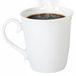 Gerimport mok koffie / thee - sierlijk - wit - 310 ml - keramiek
