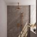 Brauer Copper Carving Thermostatische Regendoucheset Inbouw - Hoofddouche 20 cm
